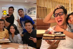 9 Potret kenangan Bibi Ardiansyah & keluarga, rayakan ultah sang ayah