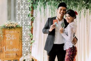 7 Momen kenangan resepsi pernikahan Vanessa dan Bibi Ardiansyah