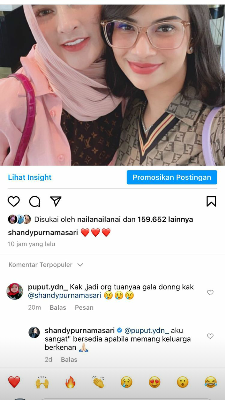 Shandy Purnamasari sebut siap jadi orang tua Gala Sky Ardiansyah