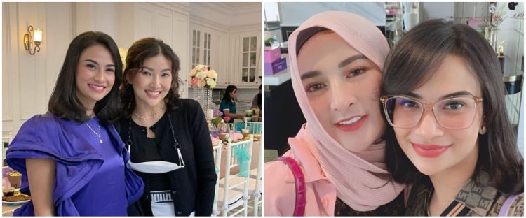 Kenangan Vanessa Angel bareng 11 teman selebriti, penuh senyum
