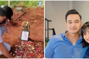 7 Momen Denny Sumargo ke makam Vanessa Angel, kenang awal perjumpaan