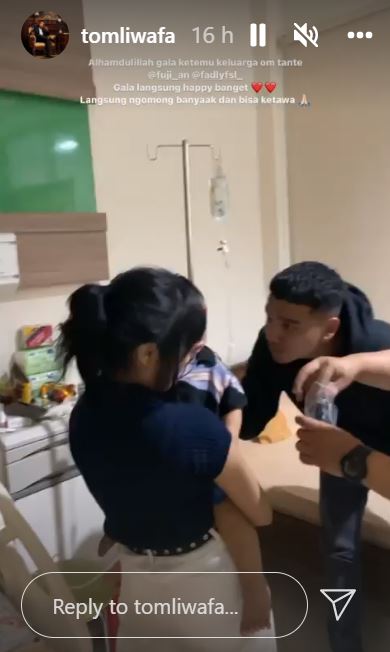 Momen pertemuan Gala dengan Fuji adik Bibi Ardiansyah, bikin terenyuh