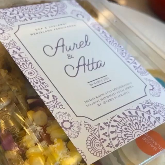 Hidangan pengajian jelang pernikahan 8 seleb ini bisa jadi inspirasi