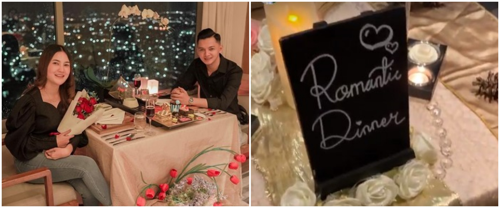 9 Momen ultah Nella Kharisma ke-27, Dory Harsa siapkan dinner romantis