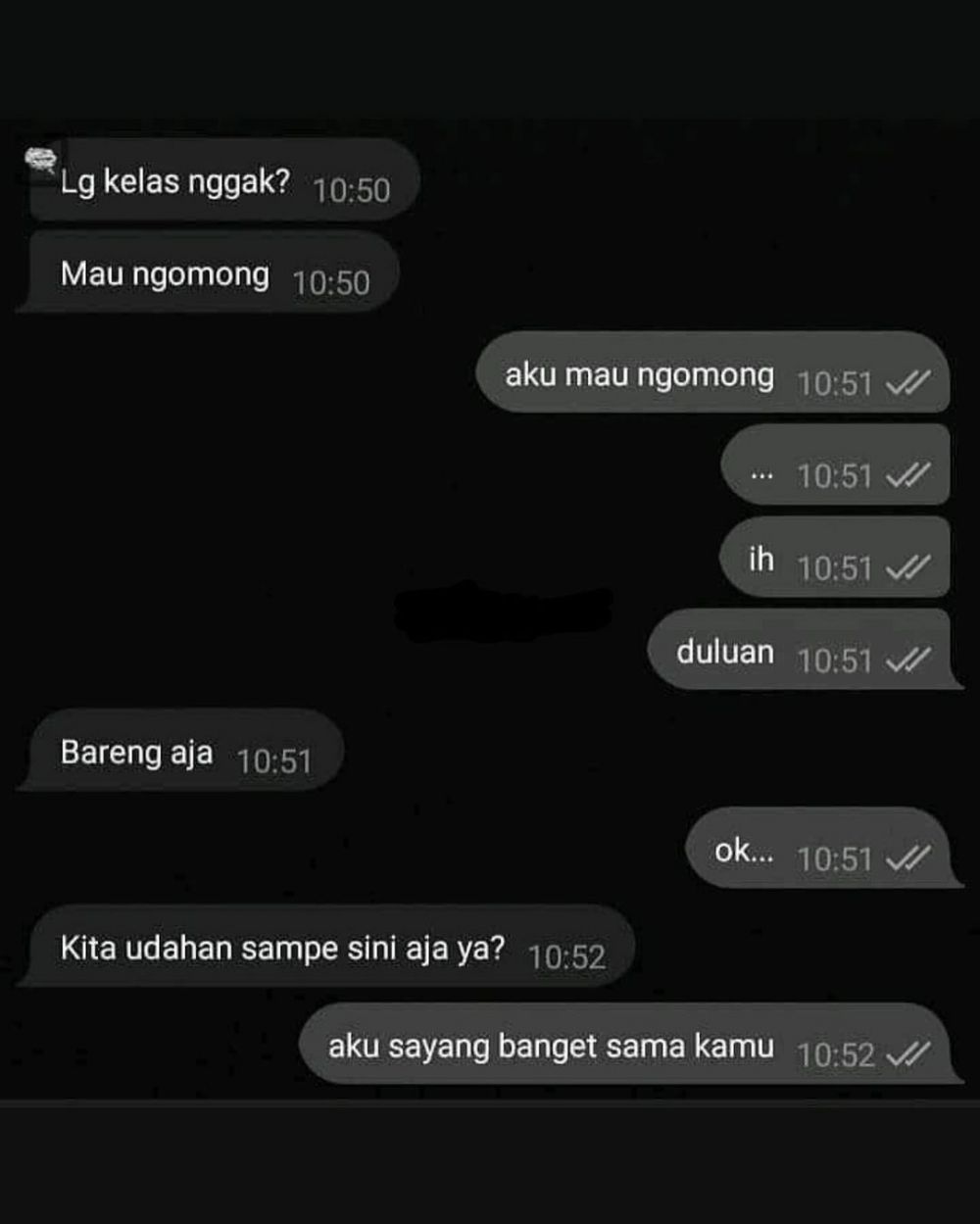 11 Chat lucu pacar terlalu jujur ini endingnya nyesek banget