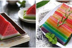 11 Cara membuat kue lapis berbahan tepung beras, enak dan kenyal