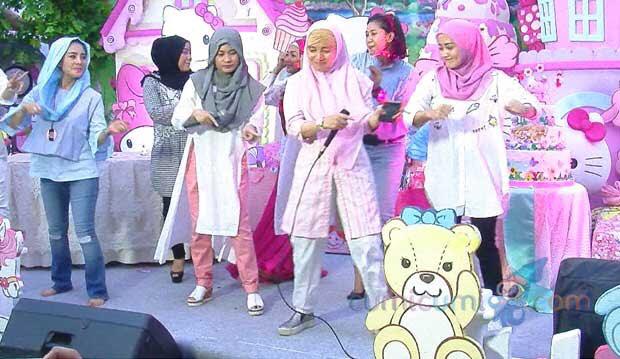 Dekorasi ulang tahun 7 anak pedangdut, Zaskia Gotik usung tema mermaid