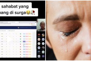 Momen sedih mahasiswa absenkan teman yang sudah meninggal, pilu