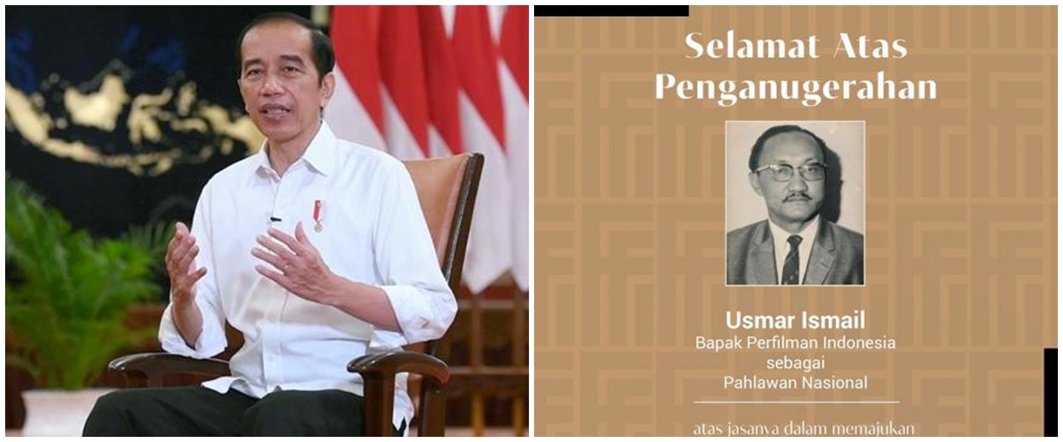 Jokowi angkat tokoh perfilman Usmar Ismail jadi pahlawan nasional