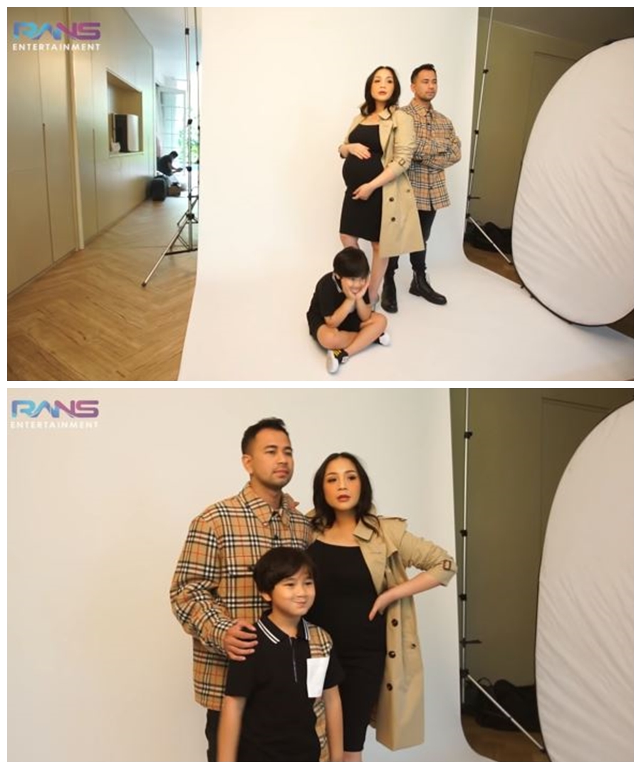 9 Momen maternity photoshoot Nagita Slavina, dilakukan di rumah
