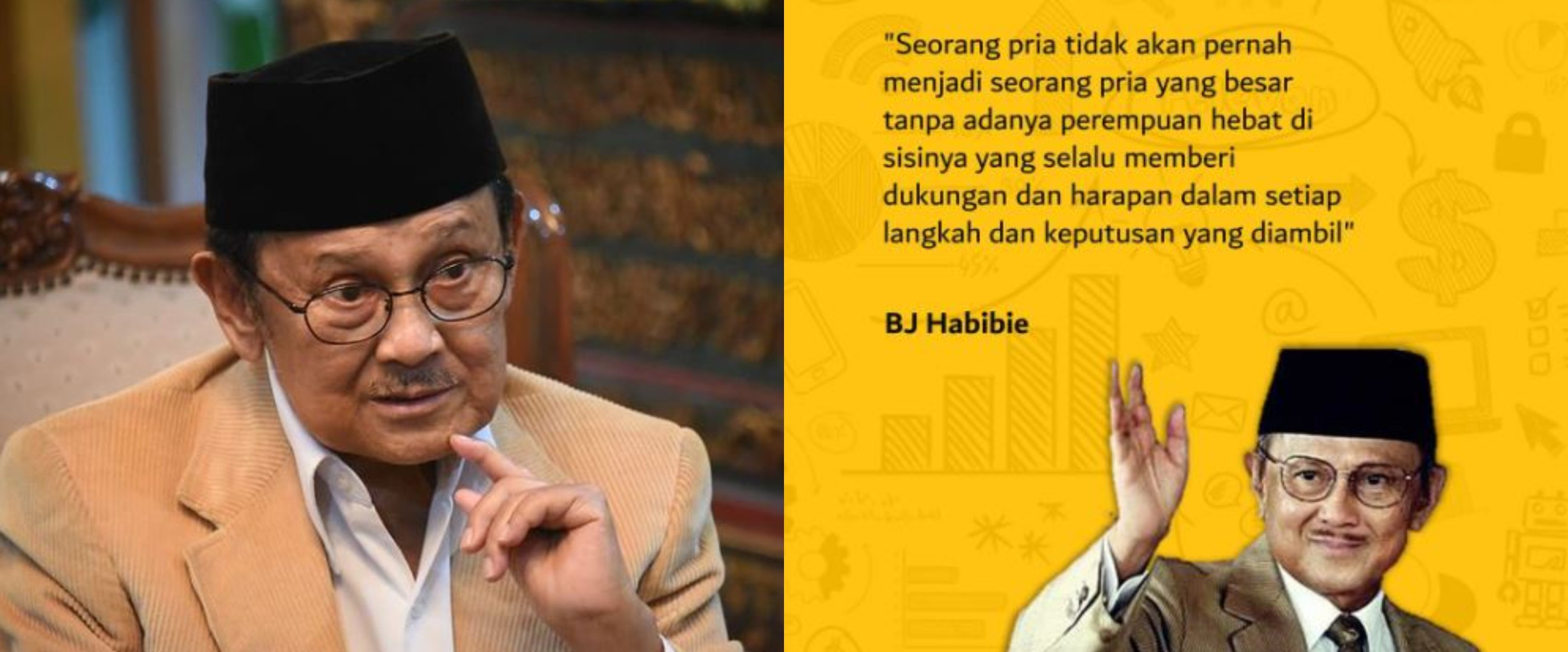 81 Motto hidup BJ Habibie, menyentuh hati dan penuh makna