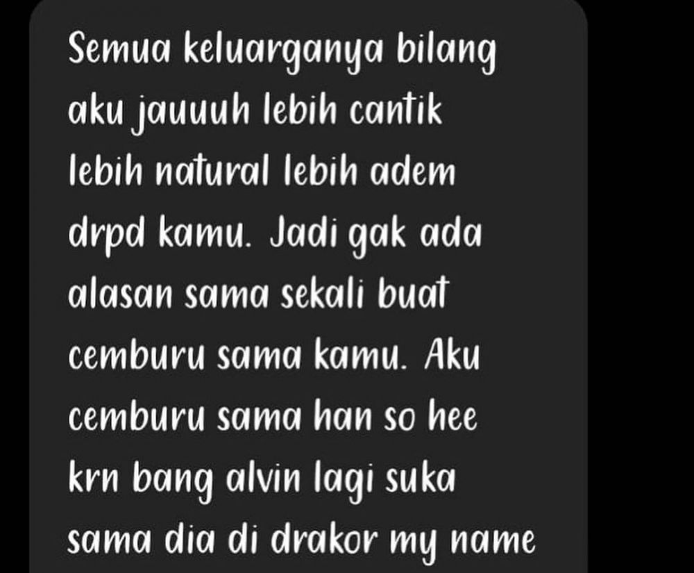 Larissa Chou bongkar SMS dari istri Alvin Faiz, isinya bikin geger