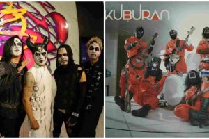9 Gaya kostum nyentrik Kuburan Band, dari rocker hingga Squid Game