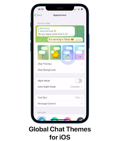 5 Fitur terbaru Telegram untuk iOS, ada tema Global Chat teranyar