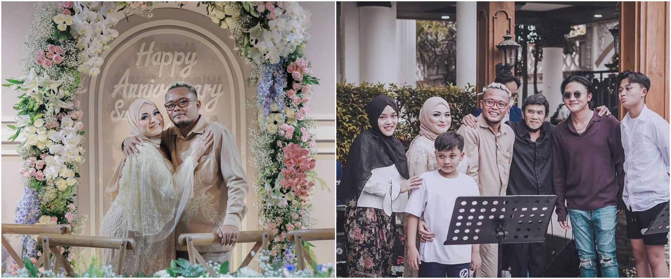 9 Momen Sule merayakan anniversary dan ulang tahun, undang Rhoma Irama