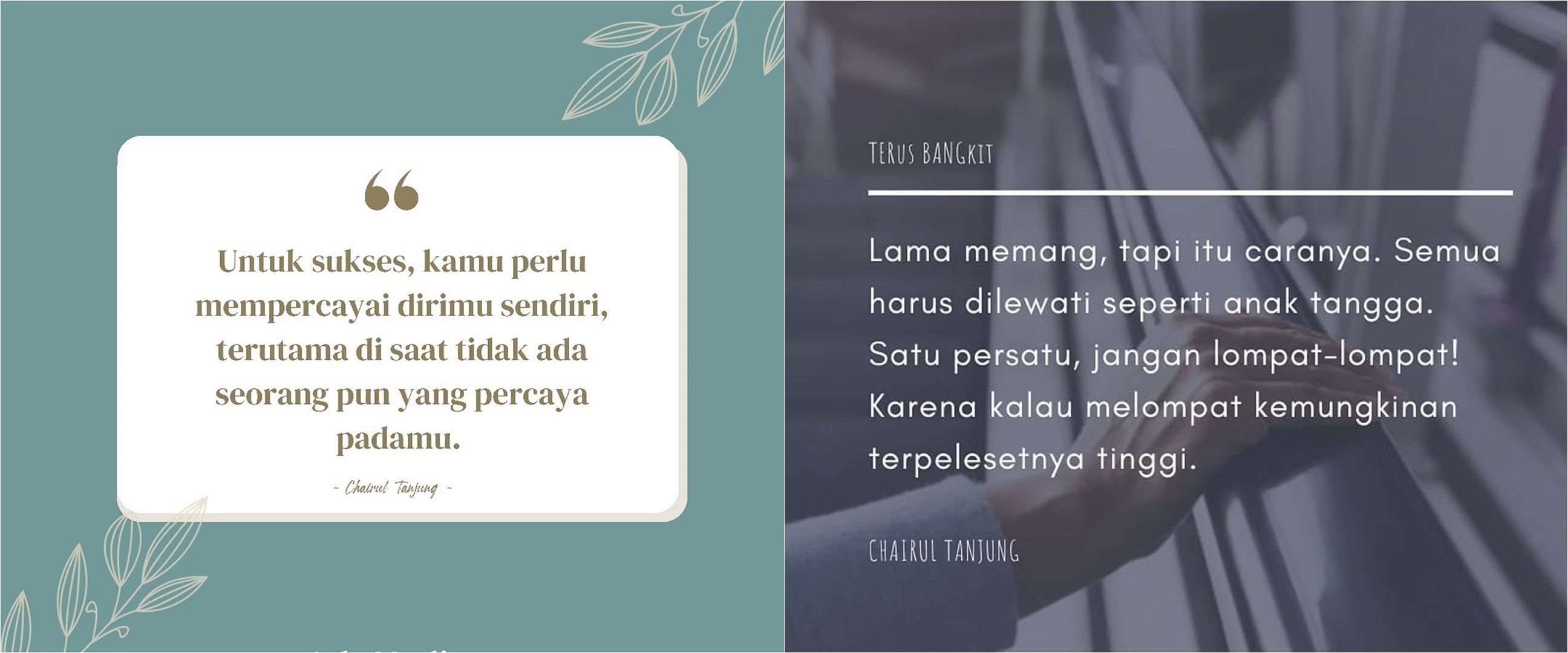 75 Motto hidup Chairul Tanjung, bikin semangat pantang menyerah