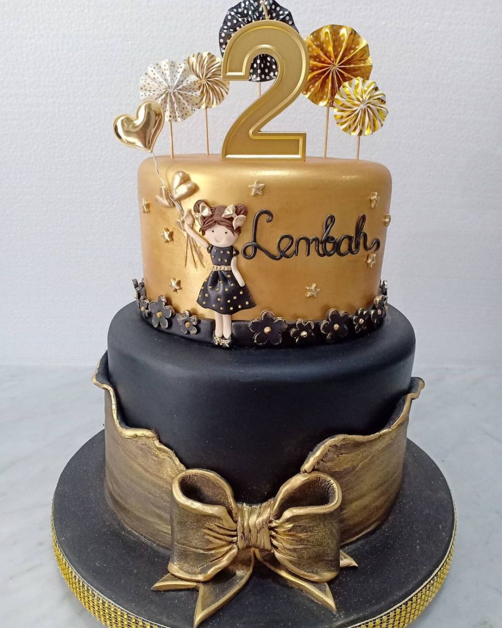 5 Momen perayaan ulang tahun La Lembah adik Jan Ethes, kuenya elegan