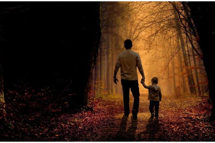 Kisah Di Balik Foto Viral Ayah Dan Anak Disabilitas Senyum Dalam