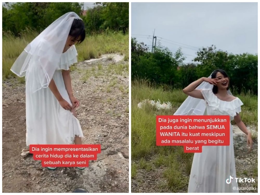 Pernah gagal nikah, pengantin ini jadikan kisahnya konsep prewedding