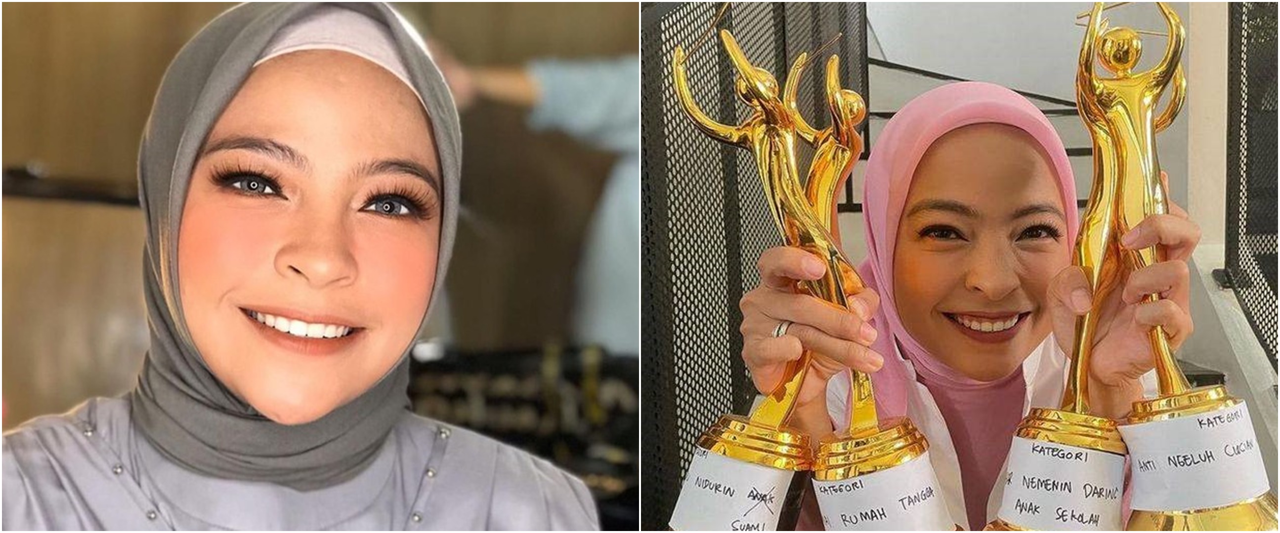 Tantri Kotak pajang 4 piala Anugerah Menjadi Ibu, aksinya bikin ketawa