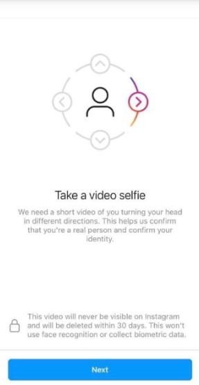 Berantas akun bot, Instagram minta user verifikasi lewat video selfie
