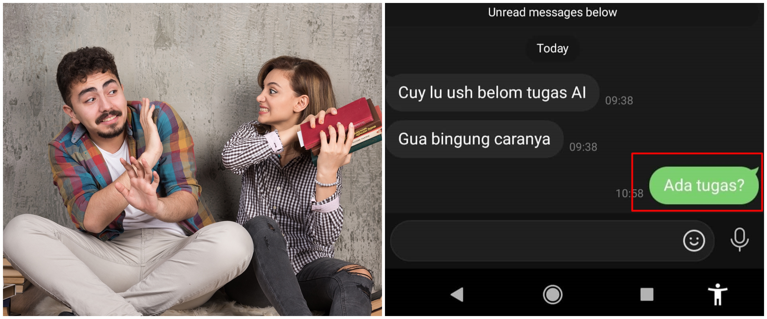 11 Chat lucu tanya ke orang yang salah, bikin kesal sendiri