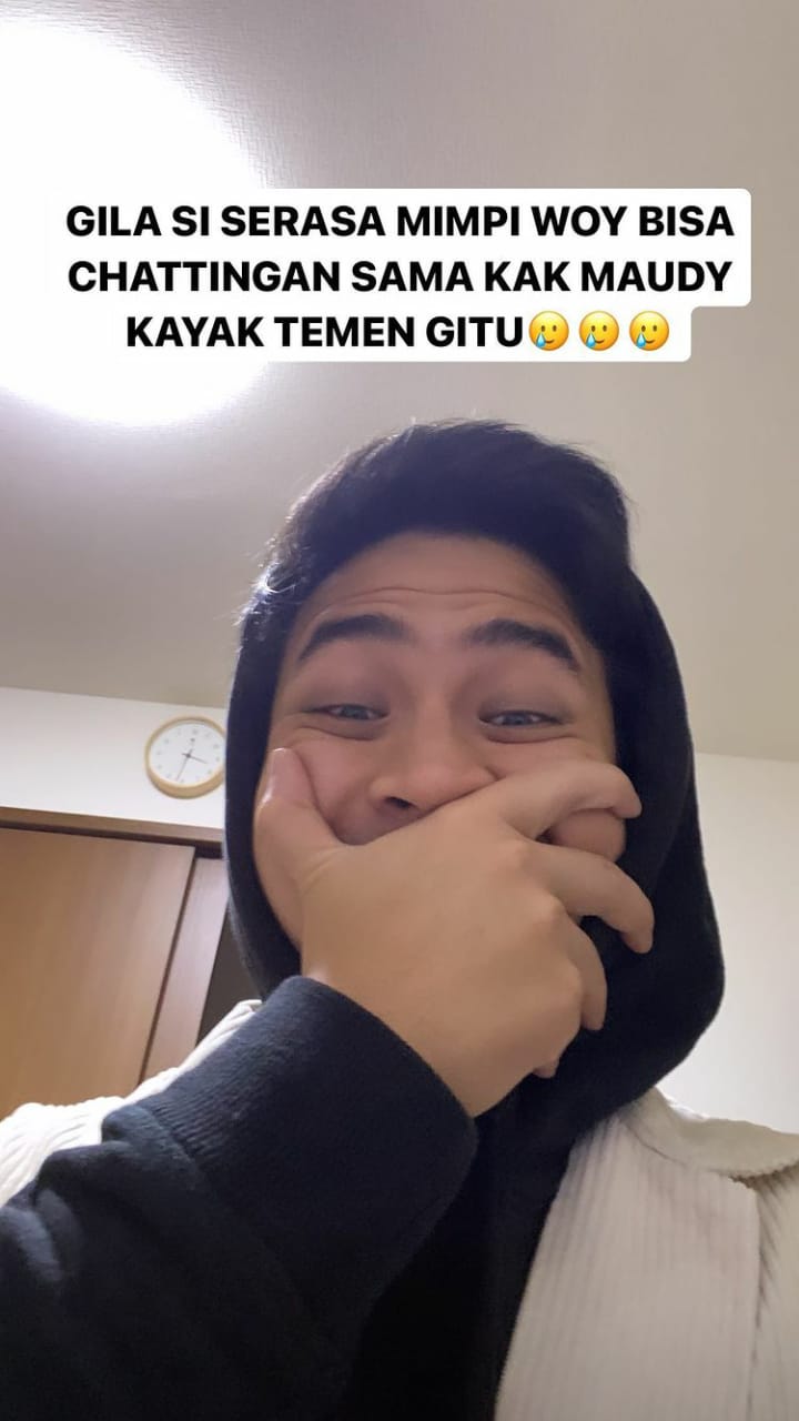 Jerome Polin mendadak habis kata-kata usai WA dibalas Maudy Ayunda