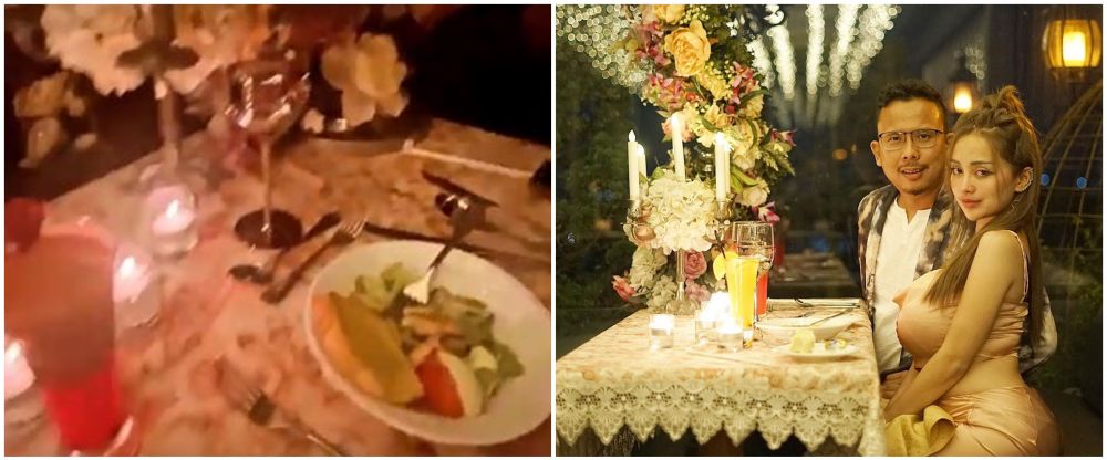 Hidangan dinner romantis 7 pedangdut dan pasangan ini bikin auto lapar