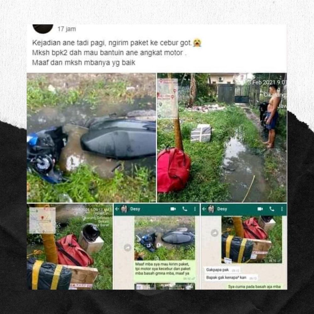 11 Momen lucu lika-liku kurir antar paket, ada yang nyasar ke kuburan