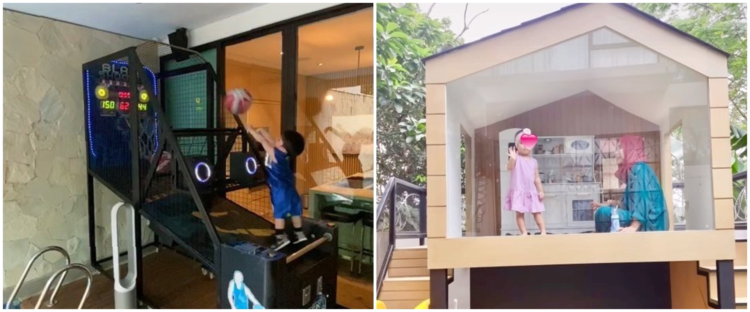 Potret playground di rumah 9 pemain sinetron, wahananya lengkap