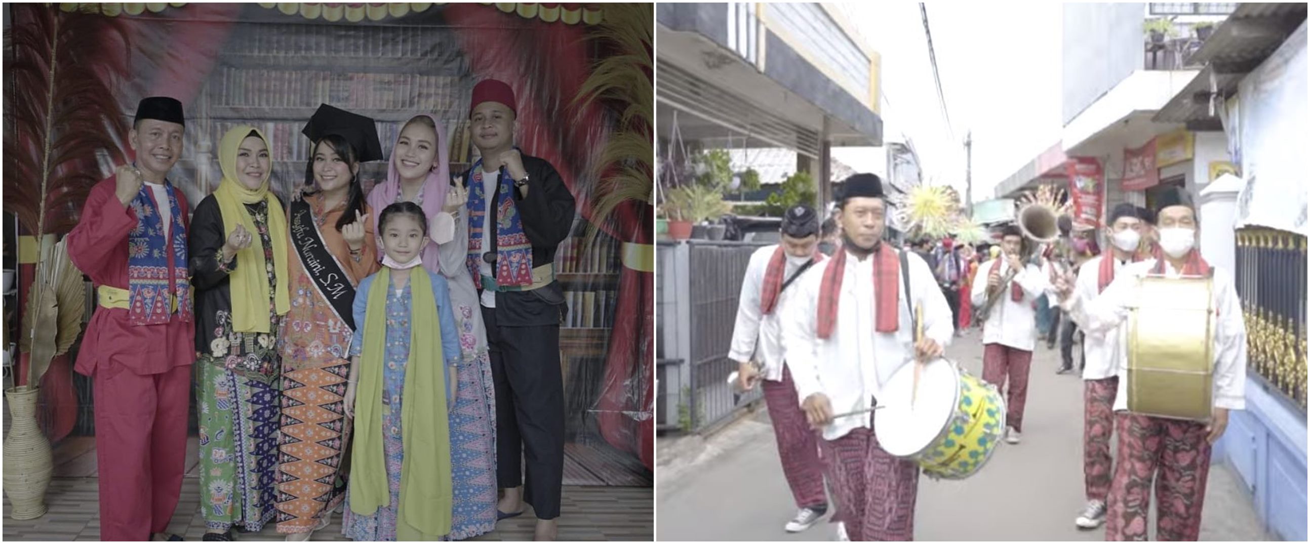 11 Momen wisuda Syifa adik Ayu Ting Ting, diarak keliling kampung