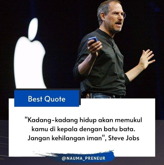 81 Motto hidup Steve Jobs, inspiratif dan memotivasi