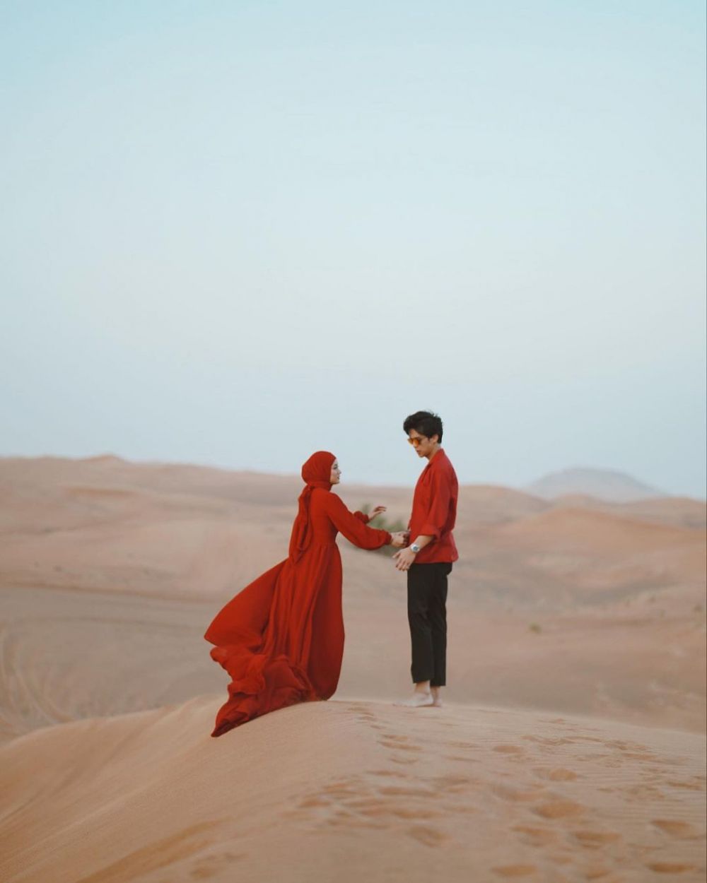 7 Pemotretan Dinda Hauw & Rey Mbayang di Dubai, simpel dan berkelas