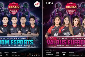 2 Juara UniPin SEACA MAJOR 2021, tim Indonesia raih trofi publik