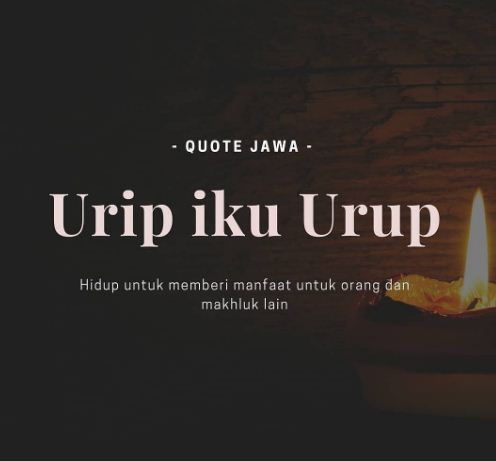 85 Motto hidup orang Jawa, sederhana tapi bermakna