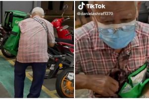 Pantang meminta-minta, kakek 68 tahun ini gigih jadi pengantar makanan