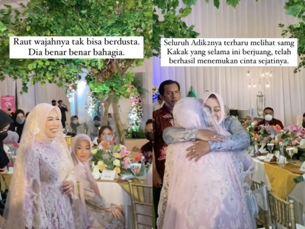 Bertemu jodoh di usia 55 tahun, pernikahan pengantin ini menginspirasi