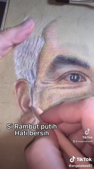 Selebgram asal Semarang ini lukis Ganjar Pranowo, hasilnya tuai pujian