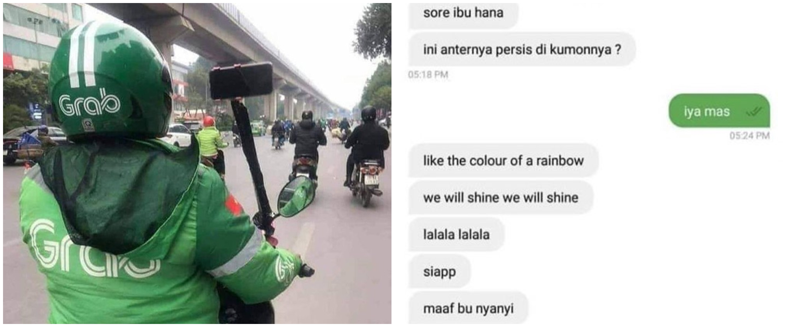11 Chat lucu driver ojek online keasyikan sendiri, kocak banget