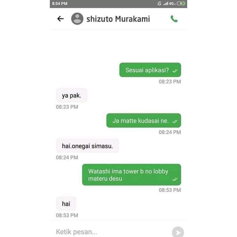 11 Chat lucu driver ojek online keasyikan sendiri, kocak banget