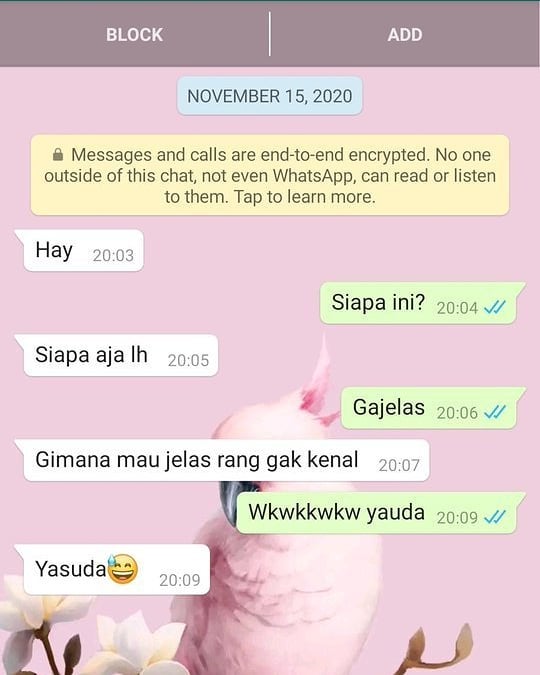 11 Chat lucu salah tingkah waktu PDKT, jawabannya jadi nyeleneh