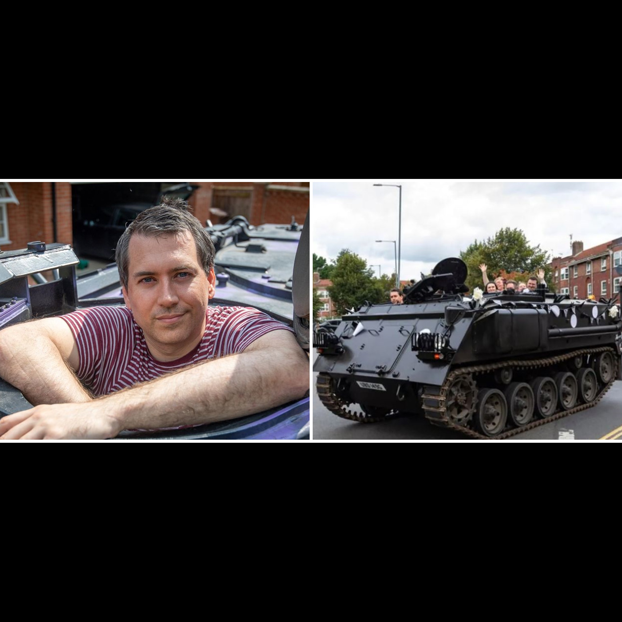 Unik banget, pria ini beli tank Rp382 juta untuk diubah jadi taksi