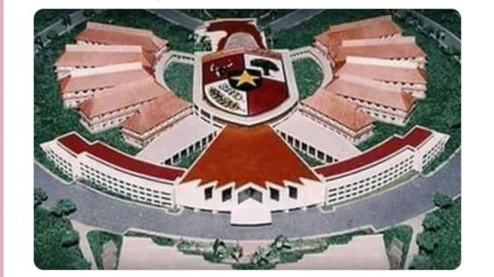 Viral penampakan gedung garuda raksasa yang kini rata dengan tanah