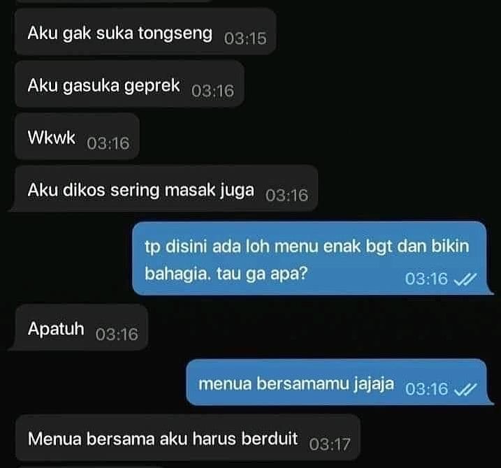 11 Chat lucu ditolak gebetan ini alasannya bikin heran