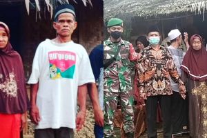 Momen anak penjual gula lulus jadi TNI, pulang disambut satu kampung