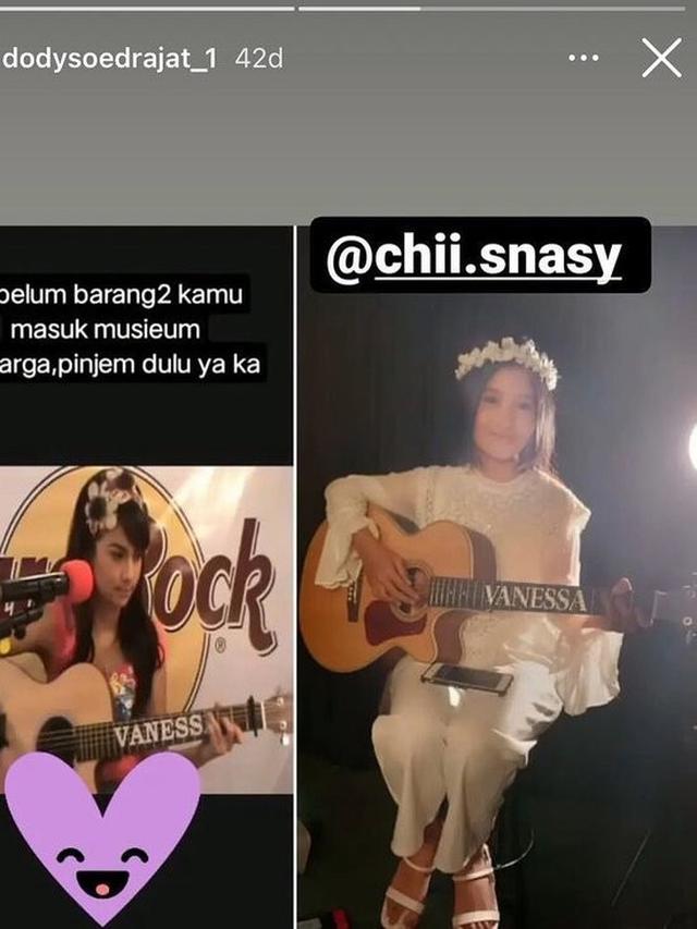 Kini jadi penyanyi, ini 7 potret Nachika adik sambung Vanessa Angel
