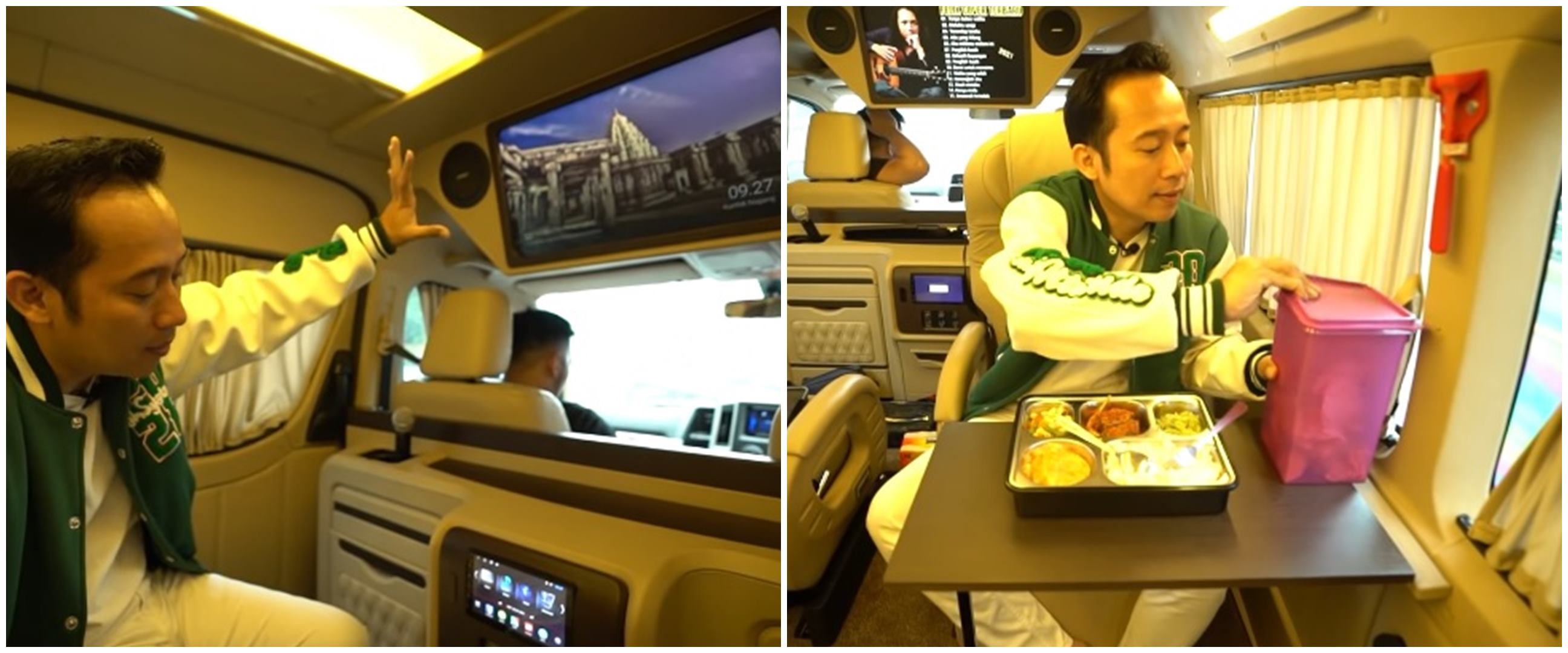 9 Potret mobil Denny Cagur usai modifikasi, ada tv hingga kulkas mini