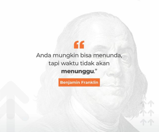 77 Kata-kata motto hidup Benjamin Franklin, berkelas dan penuh arti