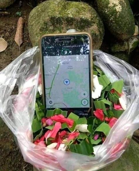 11 Potret lucu bekal driver ojek online waktu narik, ada-ada aja