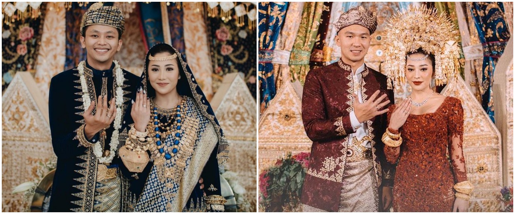 7 Beda gaya pernikahan Winona dan Nikita Willy, kental nuansa adat